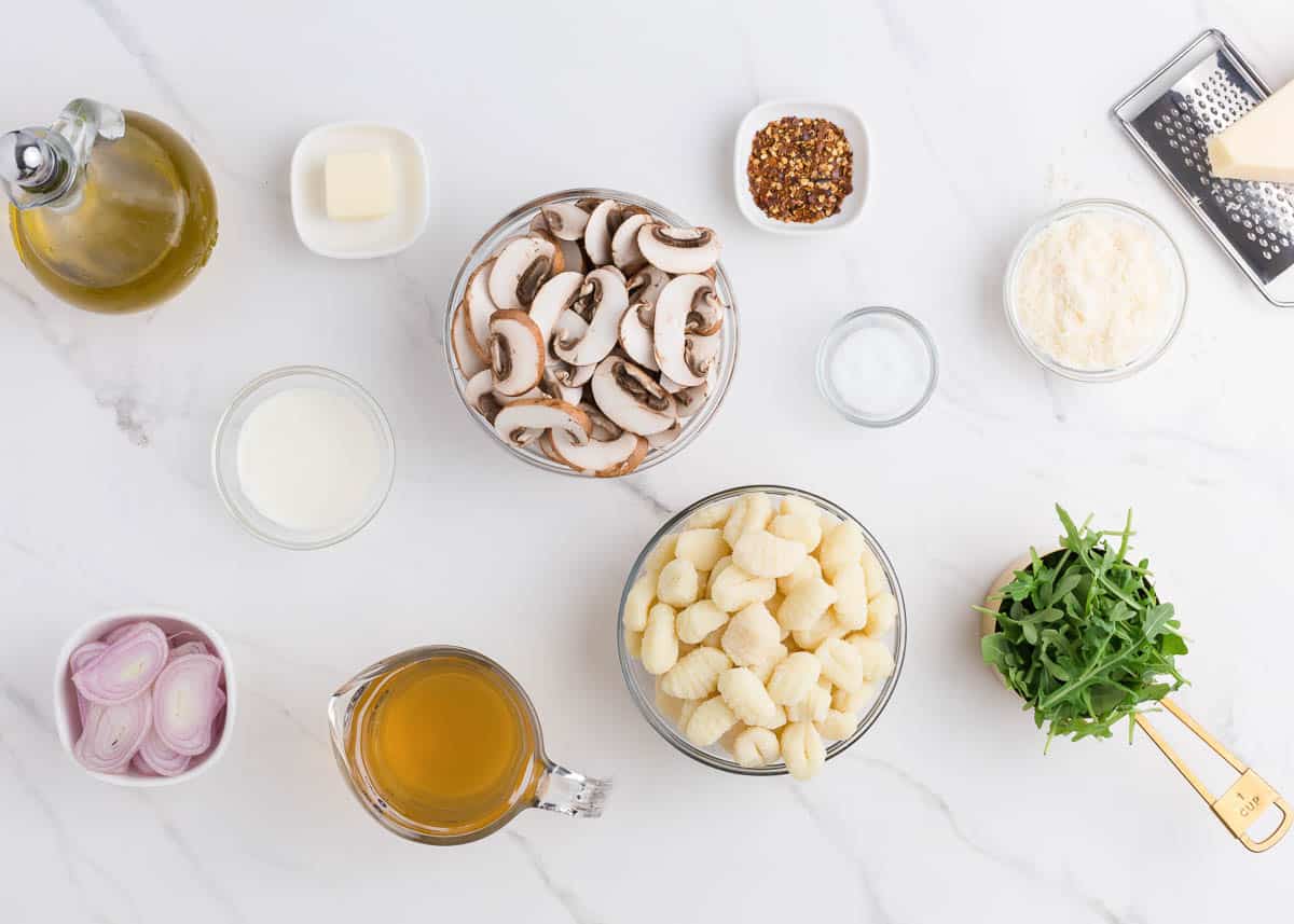 mushroom gnocchi ingredients