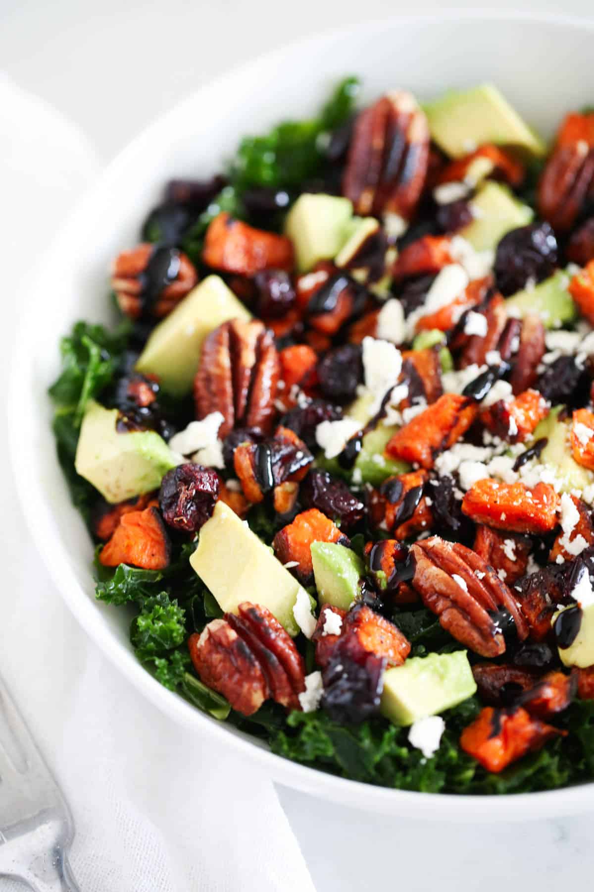 sweet potato salad in bowl