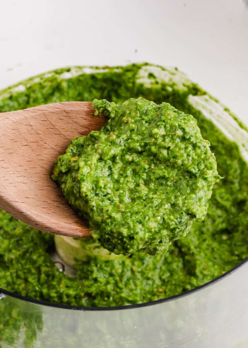 spoonful of pesto