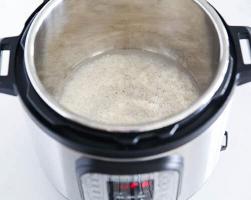 rice in instant pot