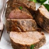 sliced pork tenderloin