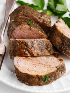 sliced pork tenderloin