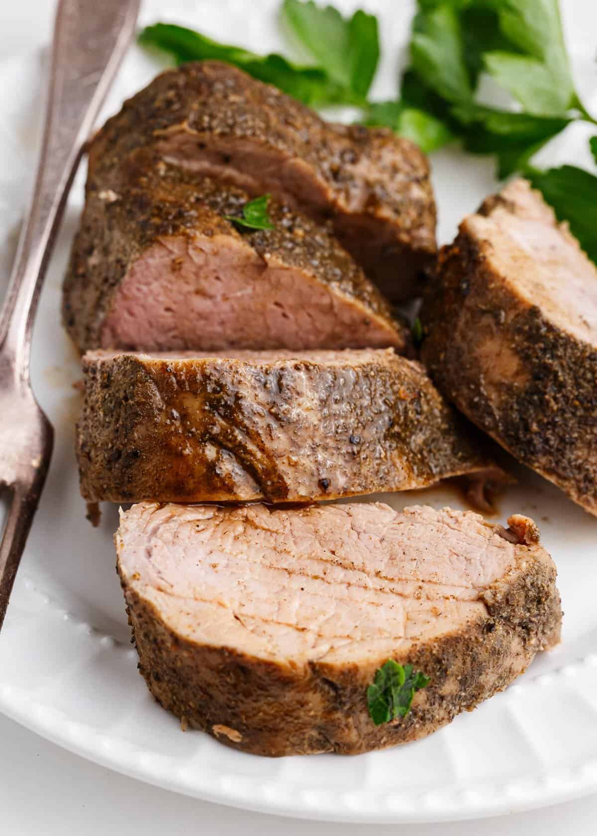 sliced pork tenderloin