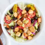 olive garden salad recipe in a bowl