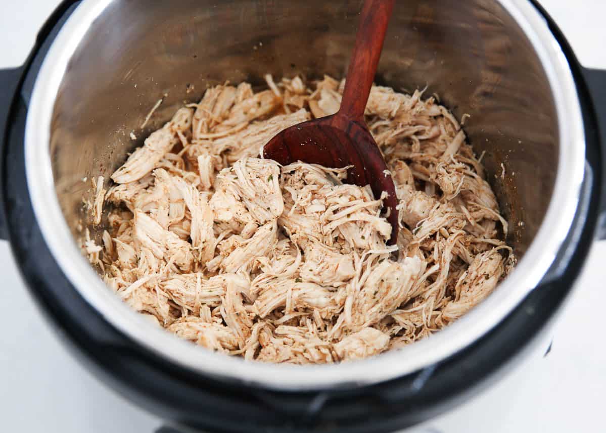 Mexican chicken in instant pot.