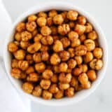 cooked chickpeas in bowl