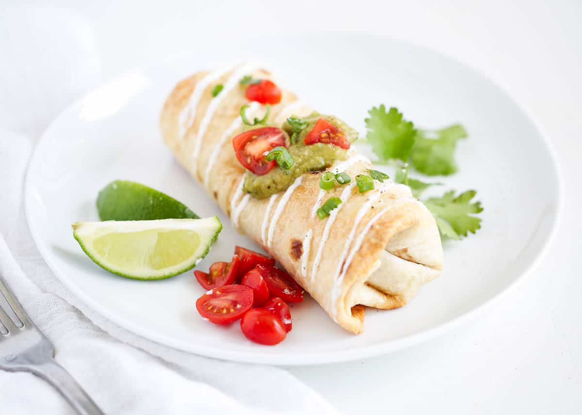 Baked Chimichangas - There's Always Pizza