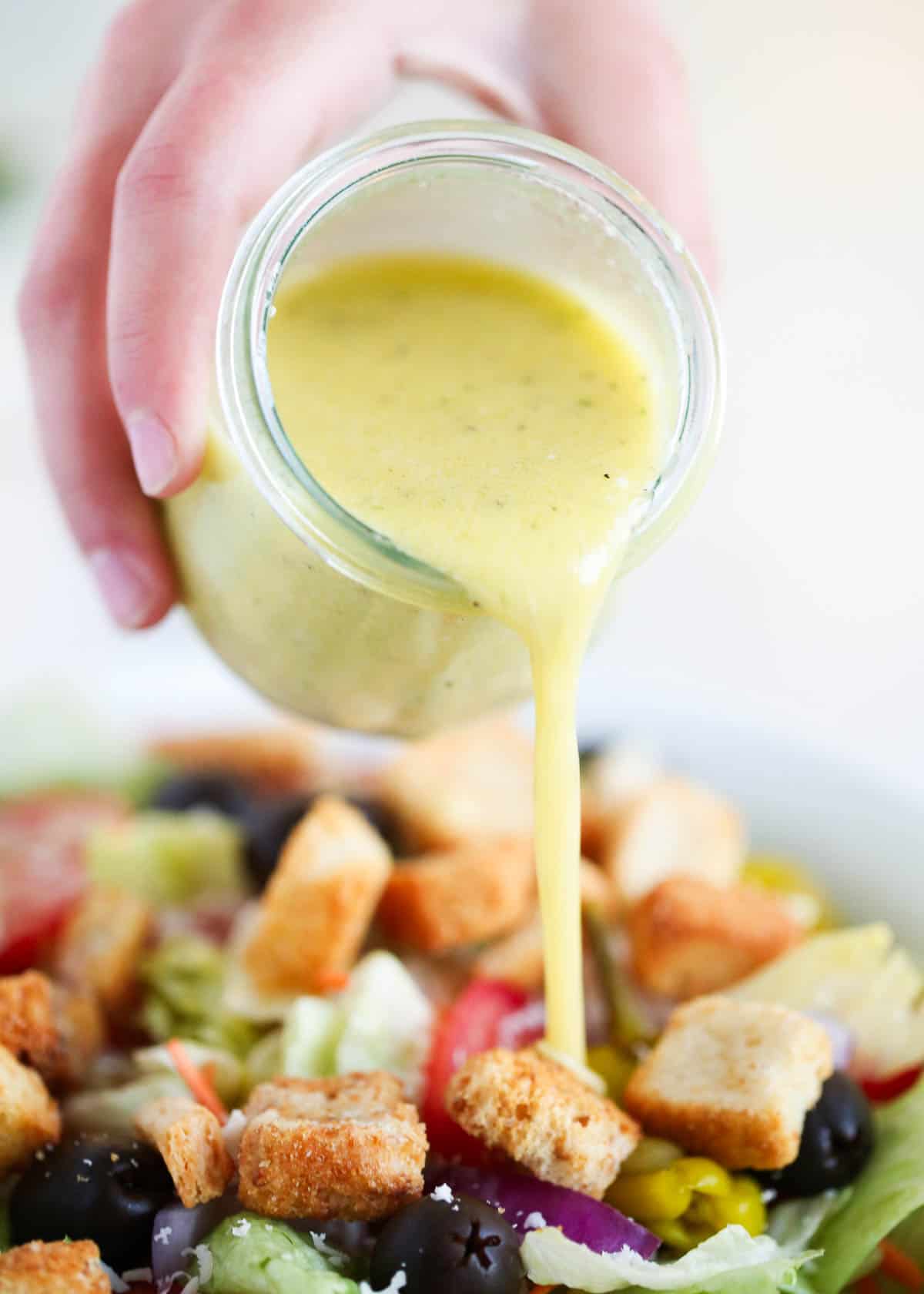 Keto Copycat Olive Garden Salad - Healthy Takeout Alternative