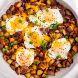 egg skillet on counter