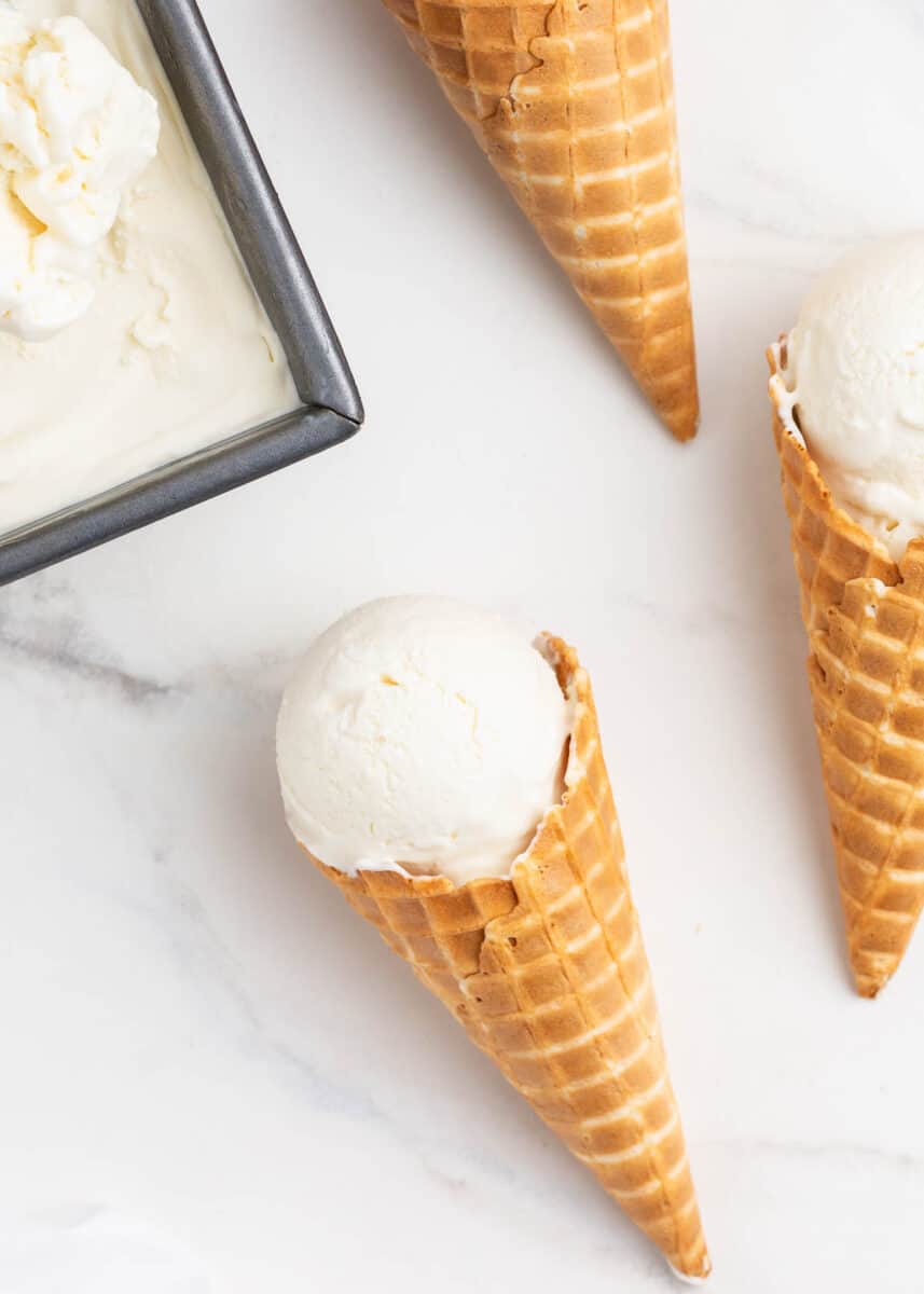 How to Make No Churn Ice Cream {4 Ingredients!} - FeelGoodFoodie