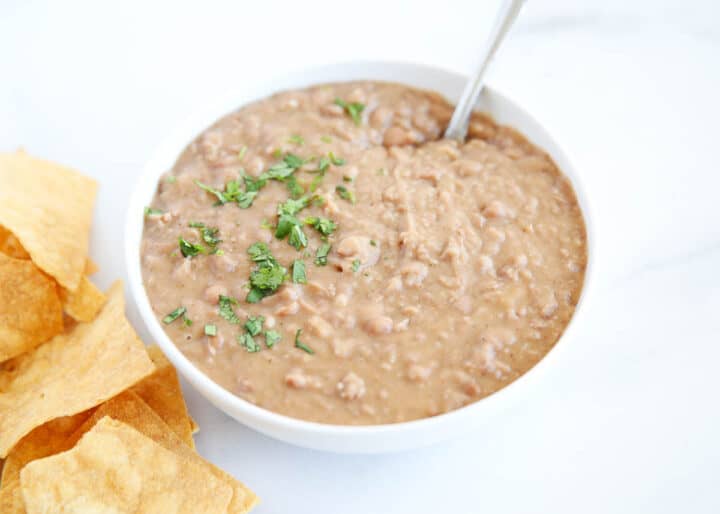 Easy Refried Beans (with canned beans) I Heart Naptime