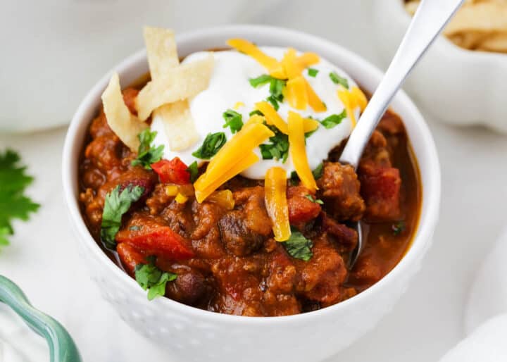 Easy Pumpkin Chili - I Heart Naptime