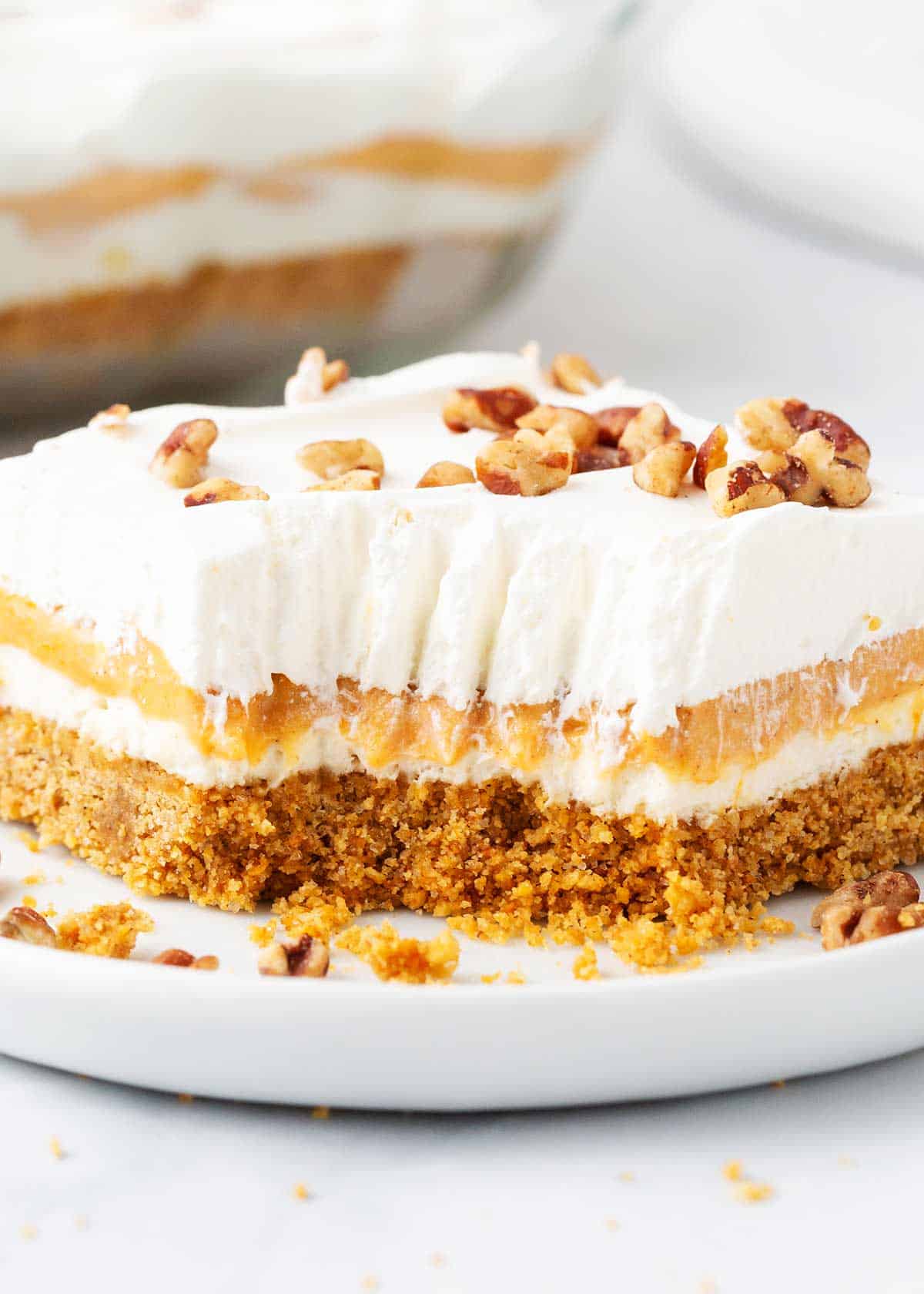 Pumpkin Cheesecake Lasagna
