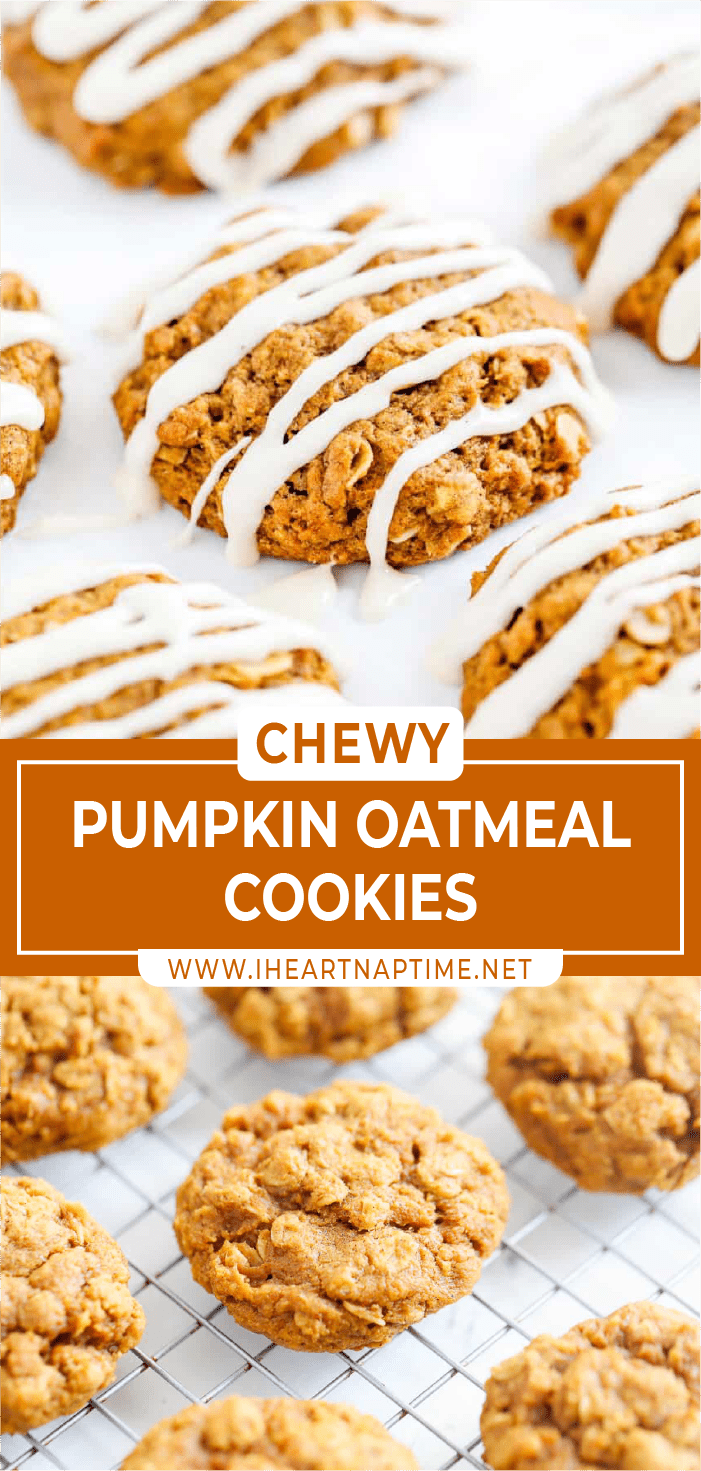 Pumpkin Oatmeal Cookies I Heart Naptime