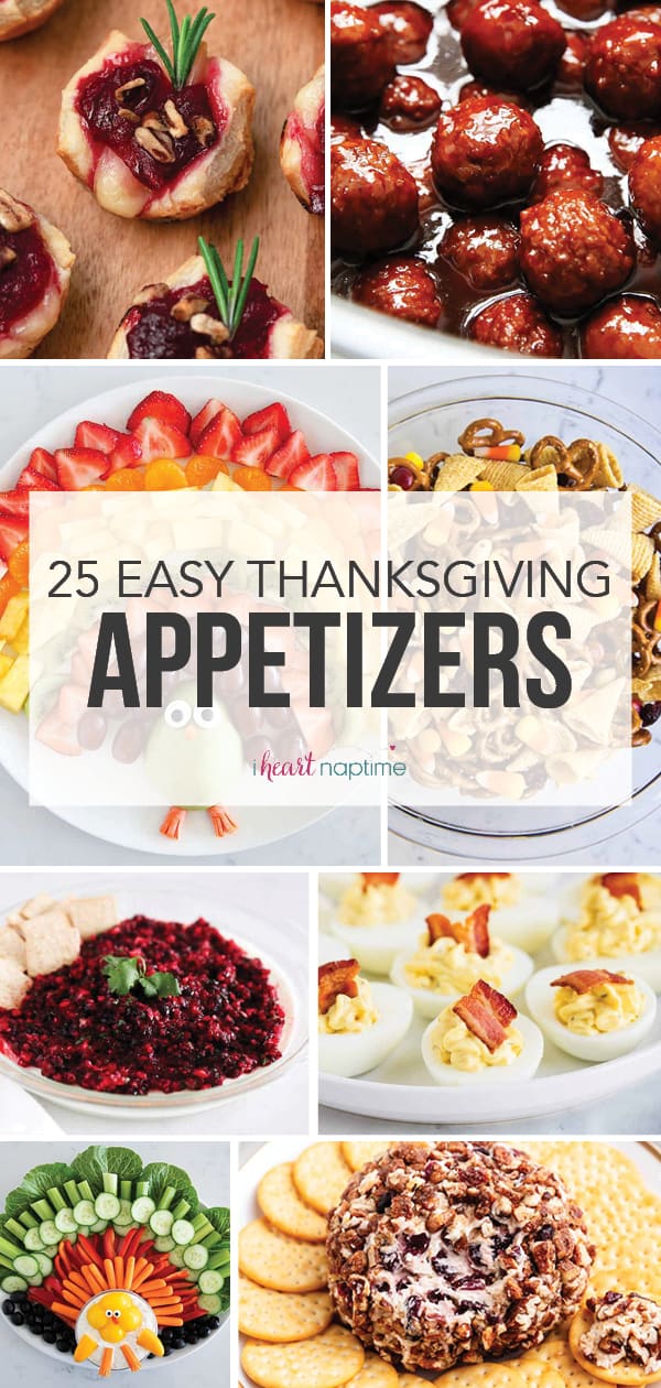 25 Easy Thanksgiving Appetizers - I Heart Naptime