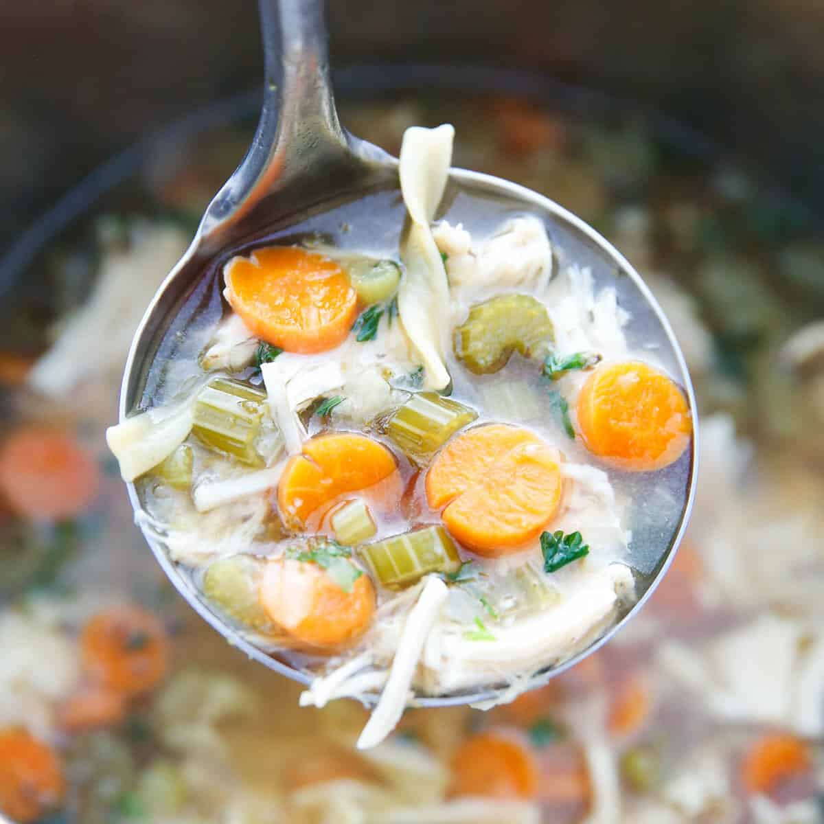 Instant Pot Chicken Noodle Soup I Heart Naptime