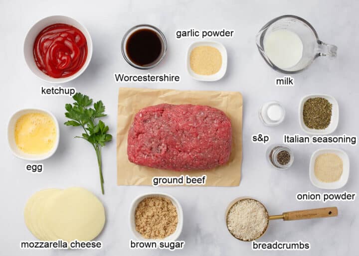 Mozzarella Stuffed Meatloaf - I Heart Naptime