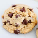 Peanut butter cookies with chocolate chips.