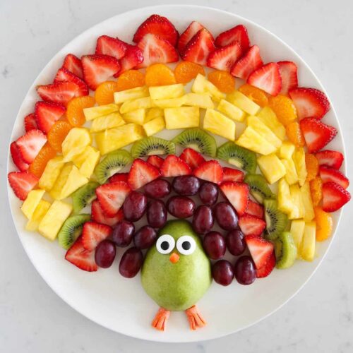 Turkey Fruit Platter - I Heart Naptime