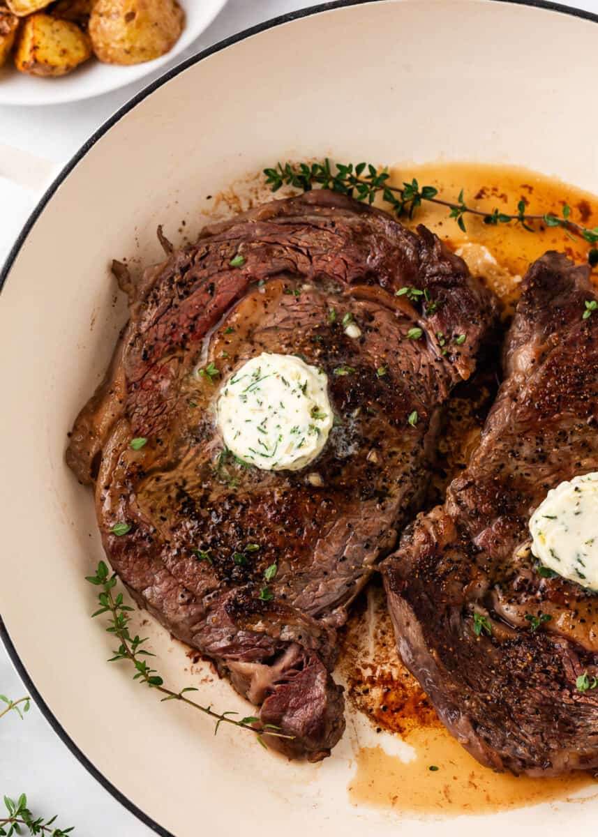 Cast Iron Pan-Seared Steak (Oven-Finished) Recipe