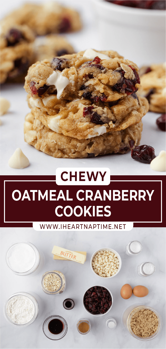 Oatmeal Cranberry Cookies I Heart Naptime