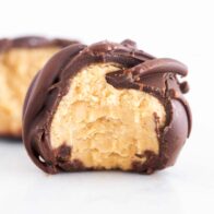 Chocolate covered Peanut butter balls.