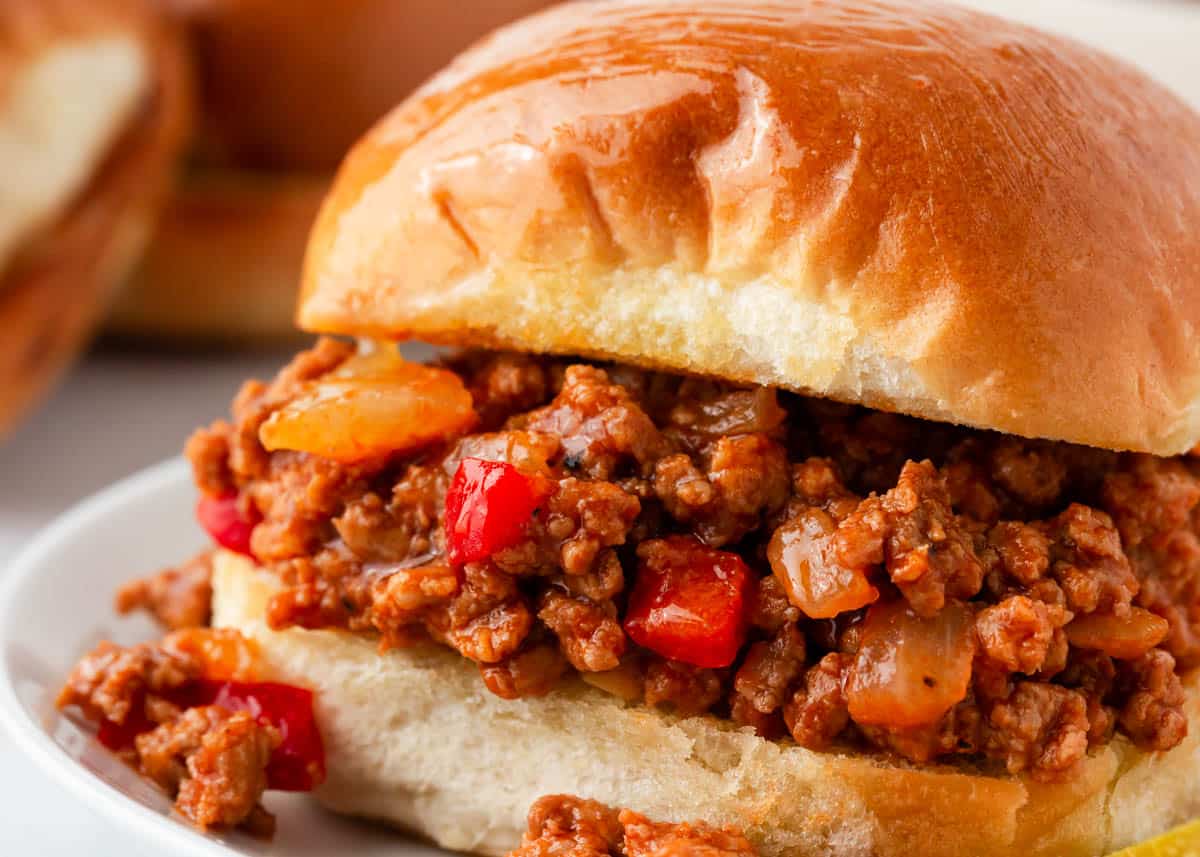 Sloppy joes on a bun.