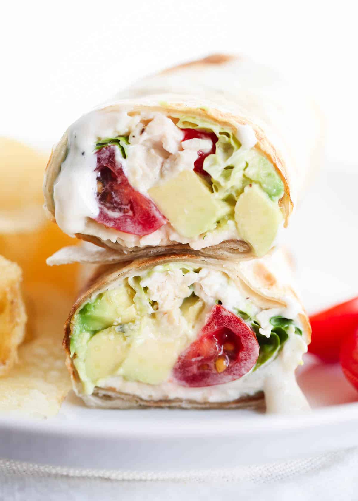 Chicken Caesar Wrap - Two Peas & Their Pod