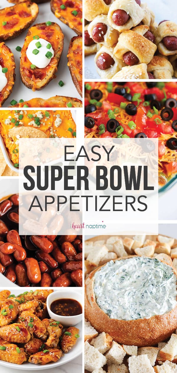 50 Easy Super Bowl Appetizers - I Heart Naptime