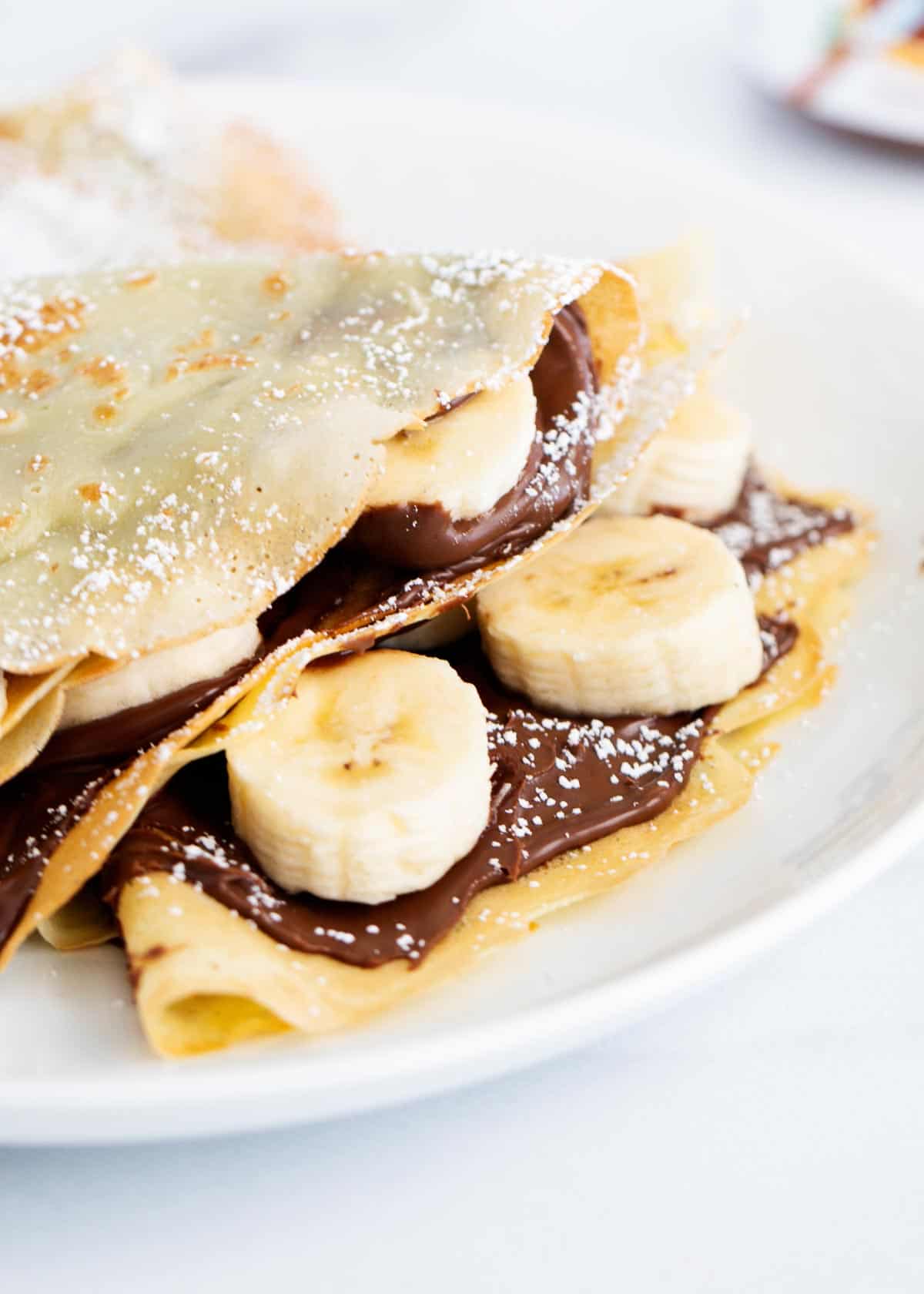 Banana Crepes with Nutella Recipe - We are not Martha