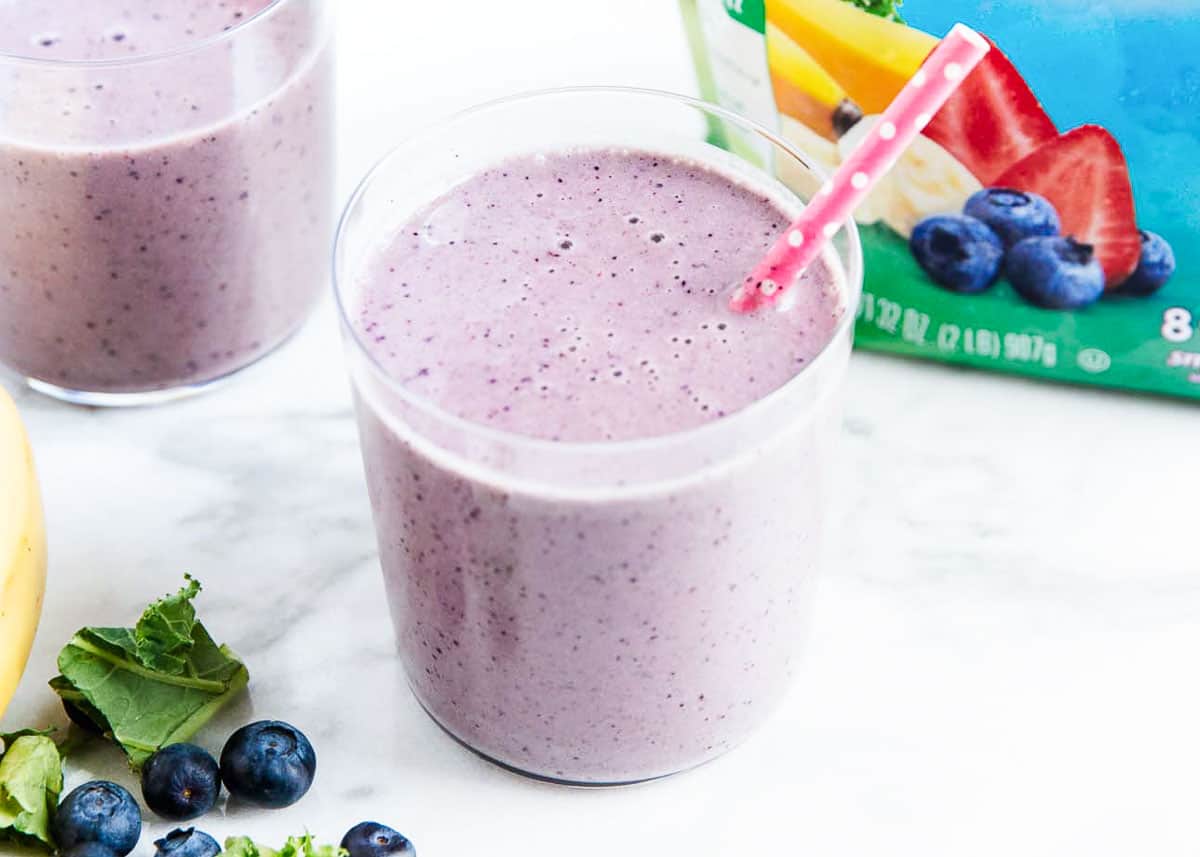 Dole Protein Smoothie, Blueberries, Bananas, Dragon Fruit