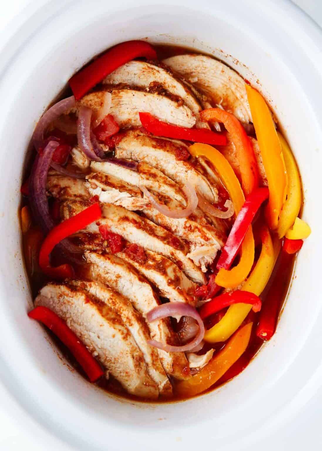 Easy Crockpot Chicken Fajitas I Heart Naptime
