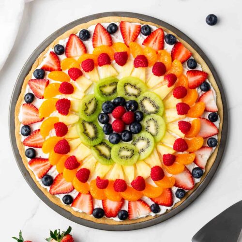 EASY Fruit Pizza Recipe (made in 20 minutes!) I Heart Naptime