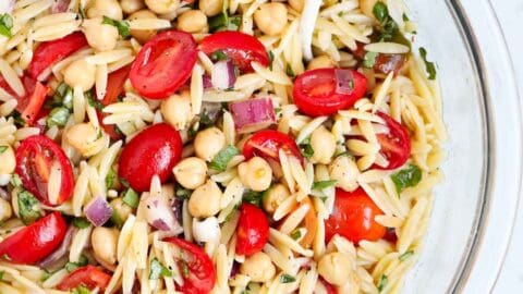 orzo salad dressing red wine vinegar Orzo Salad