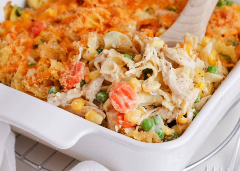 Easy Chicken Noodle Casserole - I Heart Naptime