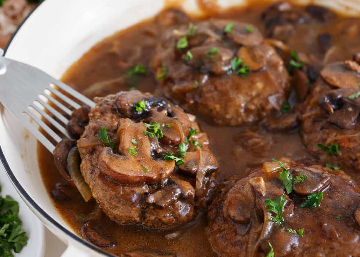 Salisbury Steak with Mushroom Gravy