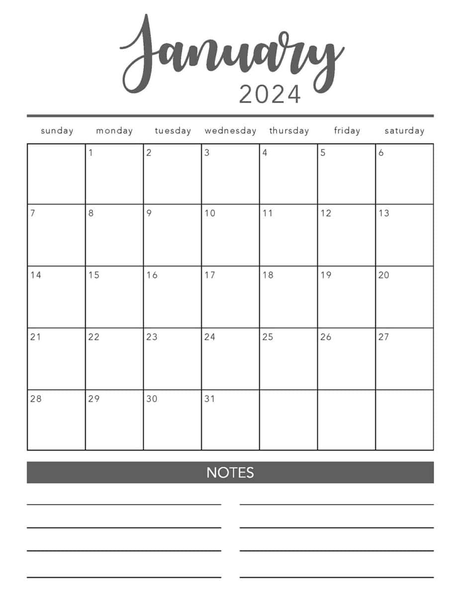Calendar image.