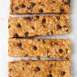 Homemade granola bars.