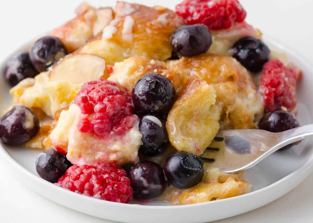 Croissant Breakfast Casserole