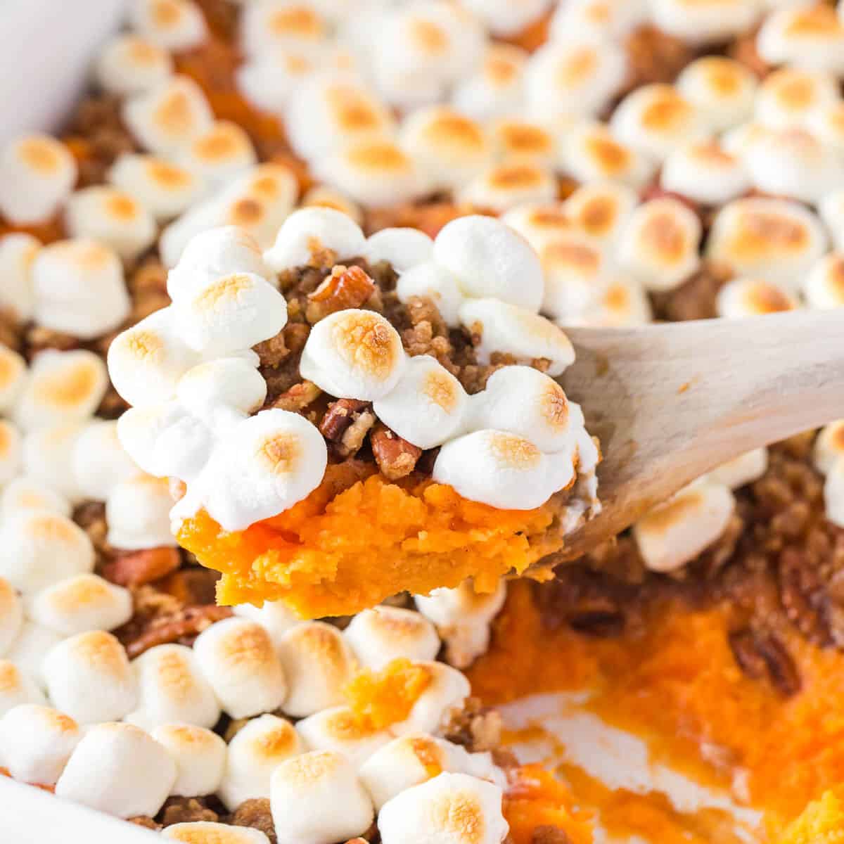 Sweet Potato Casserole with Marshmallows I Heart Naptime