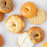 The best bagel recipe on counter.