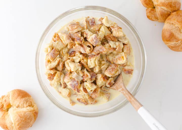 Croissant Breakfast Casserole - I Heart Naptime