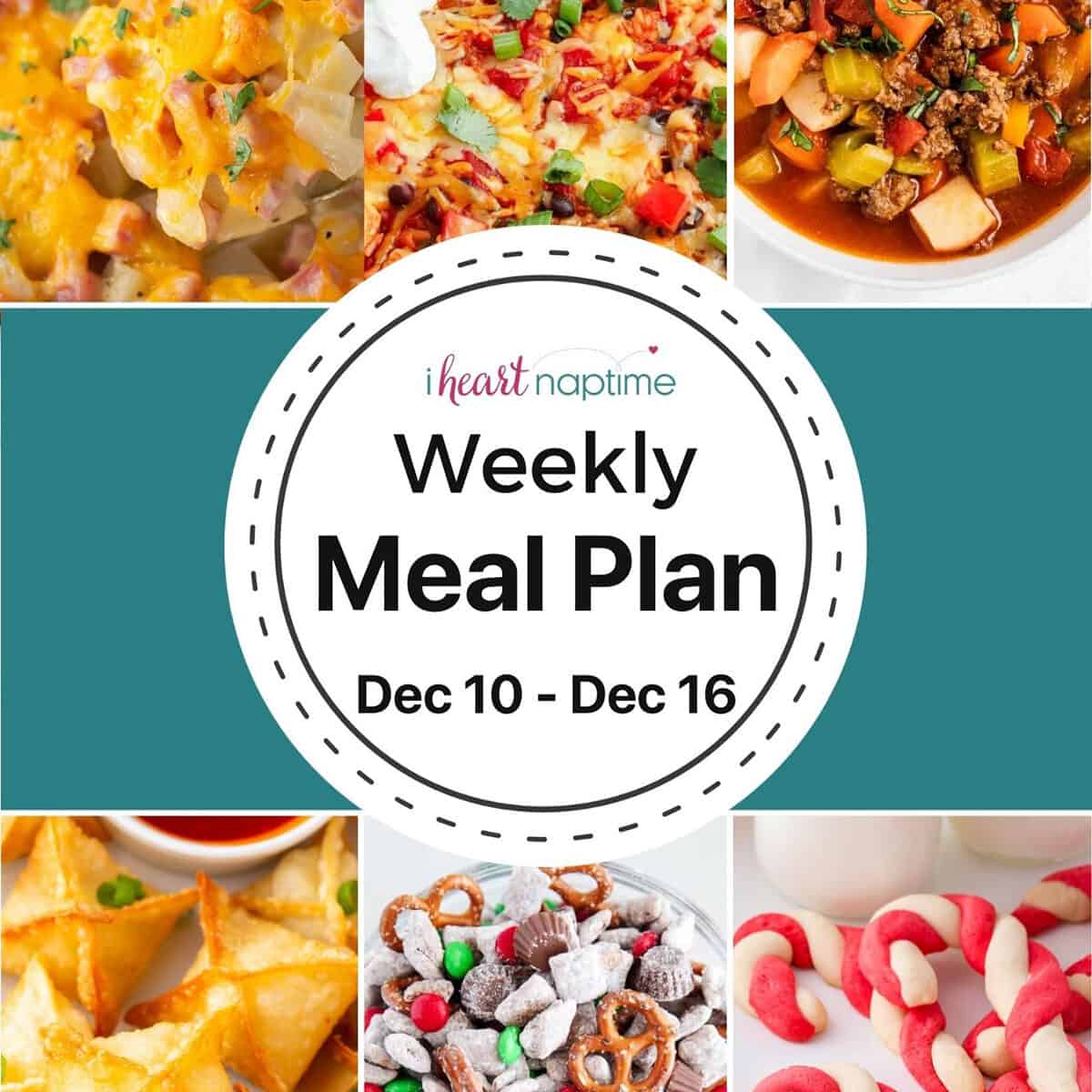 Free Weekly Meal Plans - I Heart Naptime