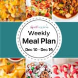 Weekly meal plan recipe photos for I Heart Naptime.