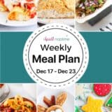 Weekly meal plan from I Heart Naptime.