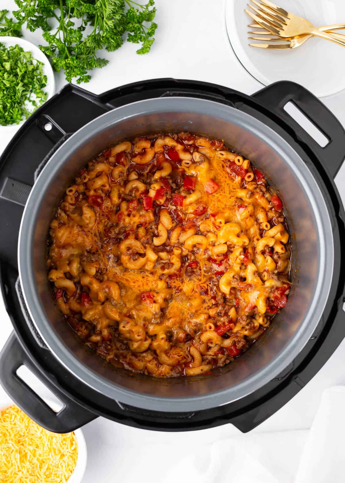 Instant pot goulash.