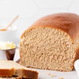 Homemade whole wheat bread recipe.