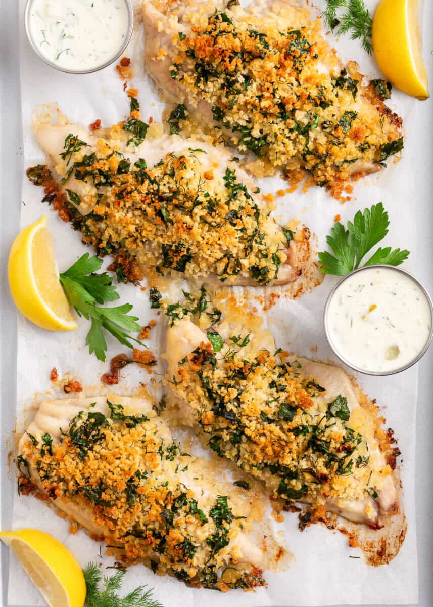 Crispy Lemon Baked Fish I Heart Naptime