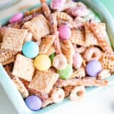 Bunny bait chex mix in a bowl.