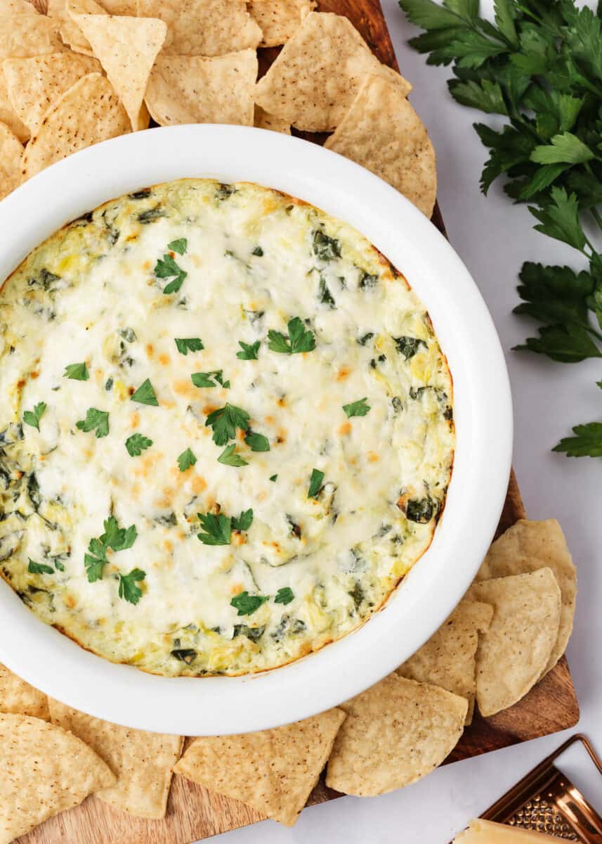 Baked Spinach Artichoke Dip - I Heart Naptime